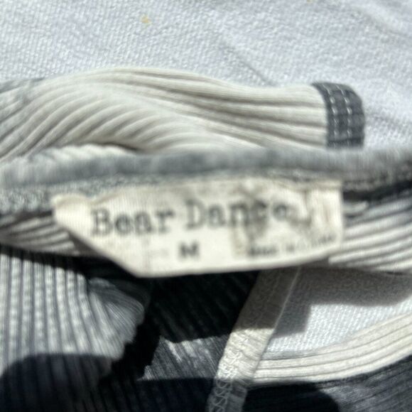 Bear Dance Med Grey Tie Dye Dress tank v-back ribbed dress. B1 - Picture 2 of 5